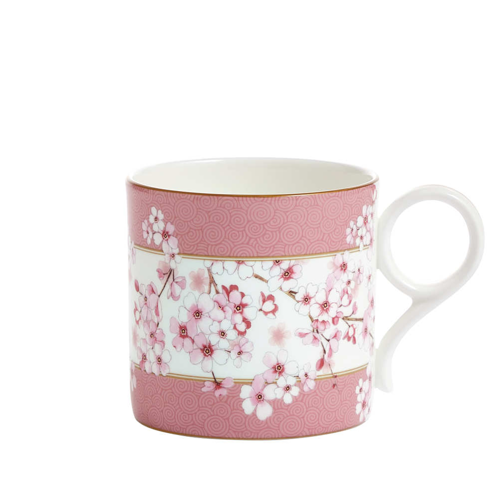 【公式オンラインショップは終了いたしました】ワンダーラスト 東京マグ 桜 ボーダーピンク