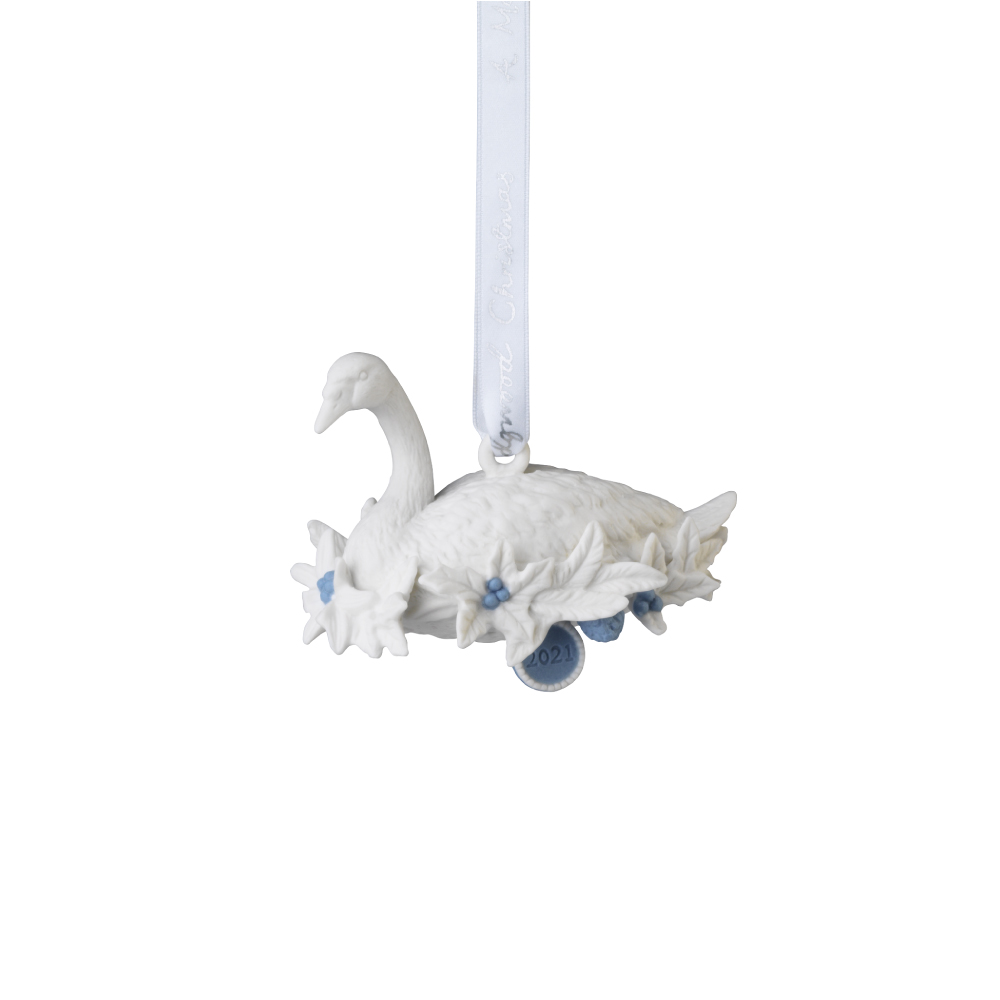 ホリディ オーナメント  セブン スワンズ スイミング 2021年号入り