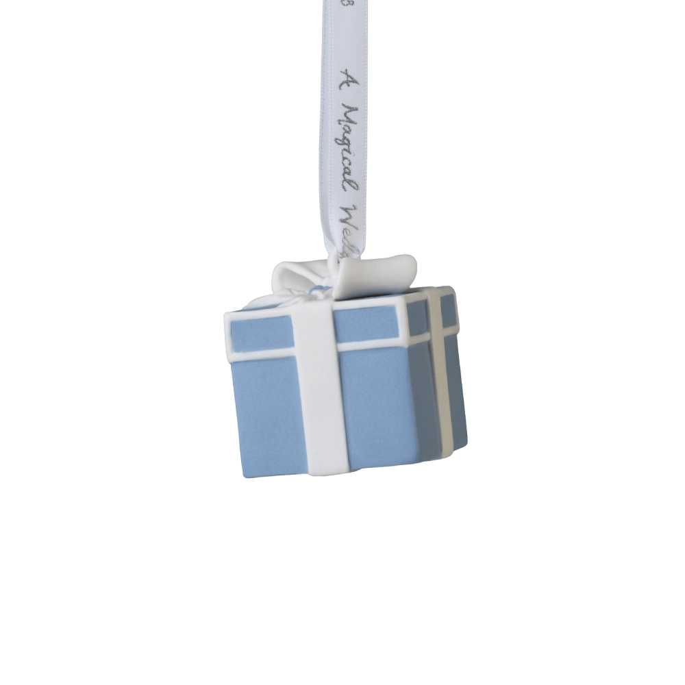 ホリディ オーナメント  ブルー ボックス