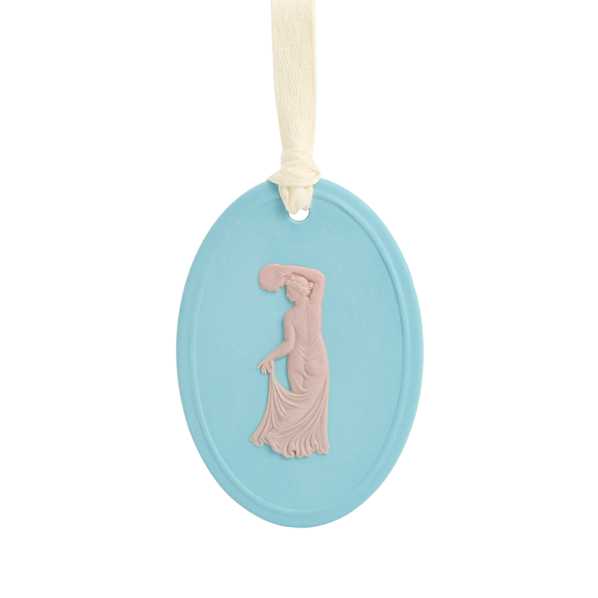 ホリデイオーナメント ジョイ ターコイズ&ピンク