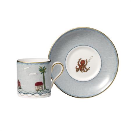 セイラーズ フェアウェル by Kit Kemp コーヒーカップ&ソーサー（ボンド）