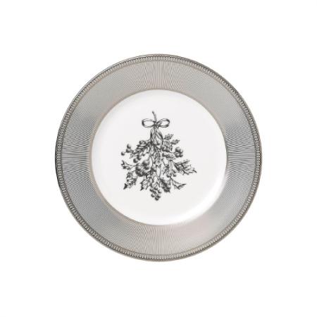 ウィンターホワイト プレート 20cm ヒイラギ