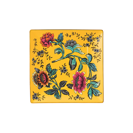 ワンダーラスト イエロー トンキン スクエアトレイ